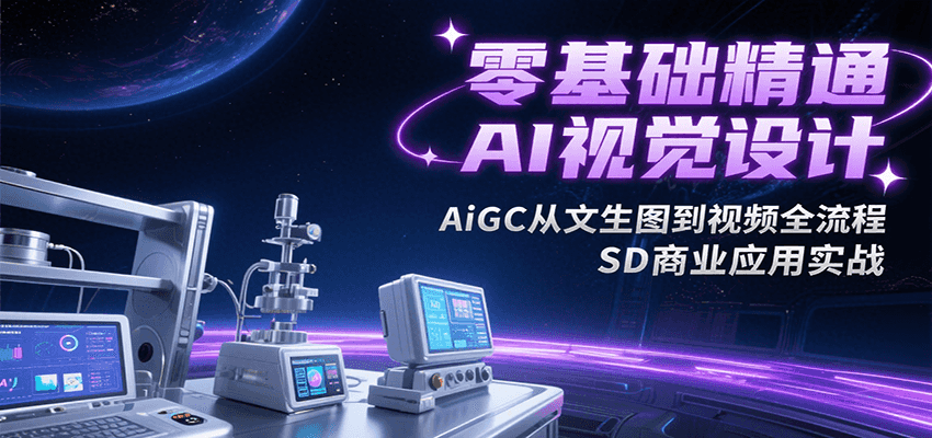零基础精通AI视觉设计,AiGC从文生图到视频全流程,SD商业应用实战 零基础精通AI视觉设计,AiGC从文生图到视频全流程,SD商业应用实战