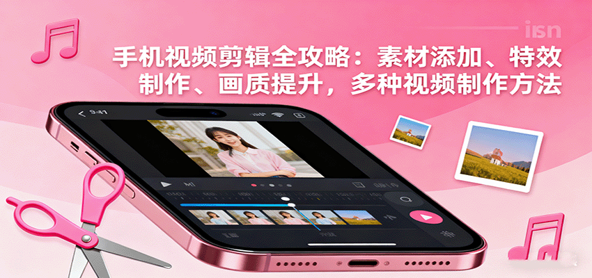 手机视频剪辑全攻略:素材添加、特效制作、画质提升,多种视频制作方法 手机视频剪辑全攻略:素材添加、特效制作、画质提升,多种视频制作方法