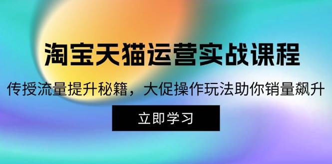 （12959期）淘宝&天猫运营实战课程，传授流量提升秘籍，大促操作玩法助你销量飙升_天恒副业网