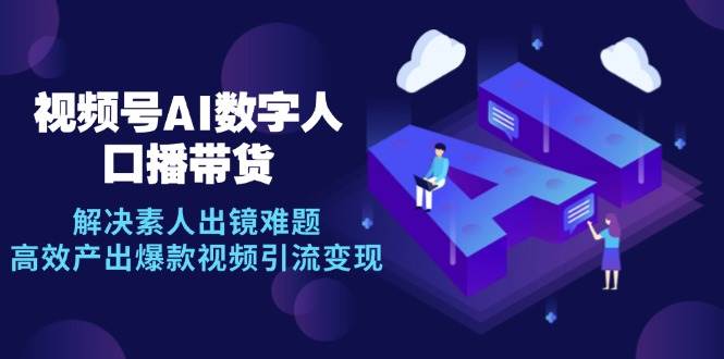 （12958期）视频号数字人AI口播带货，解决素人出镜难题，高效产出爆款视频引流变现_天恒副业网