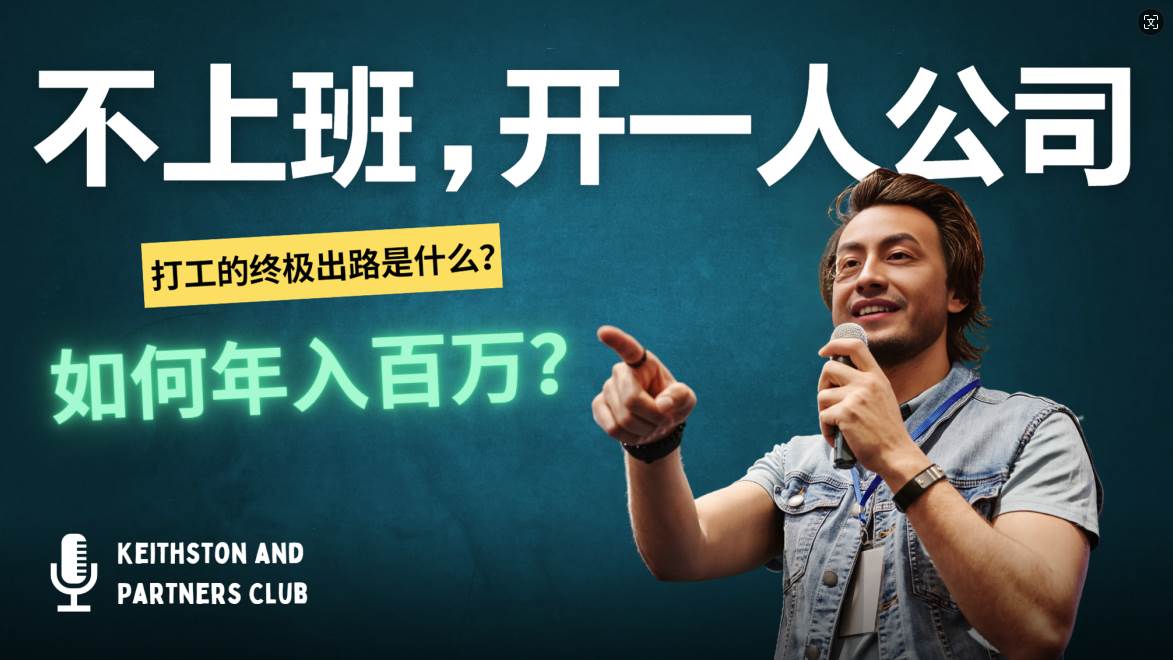 （12647期）不上班，开一人公司，如何年入百万？_天恒副业网