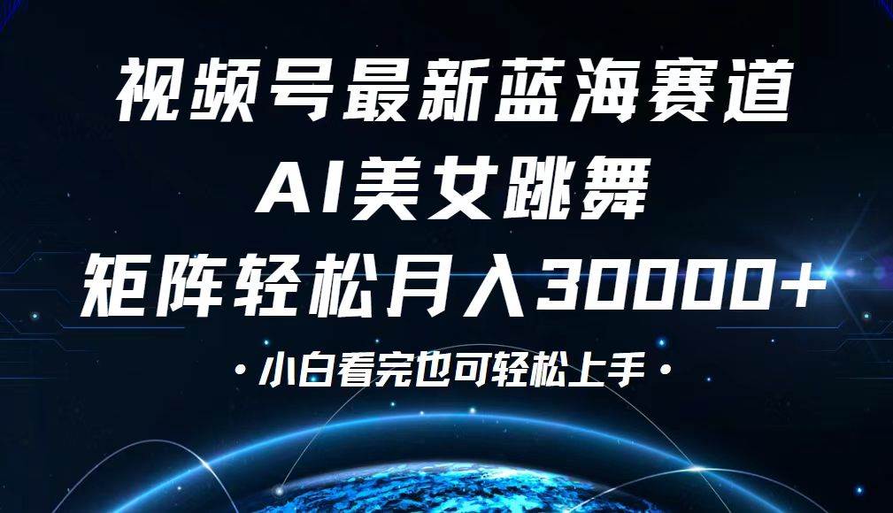 （12594期）视频号最新蓝海赛道，小白也能轻松月入30000+_天恒副业网