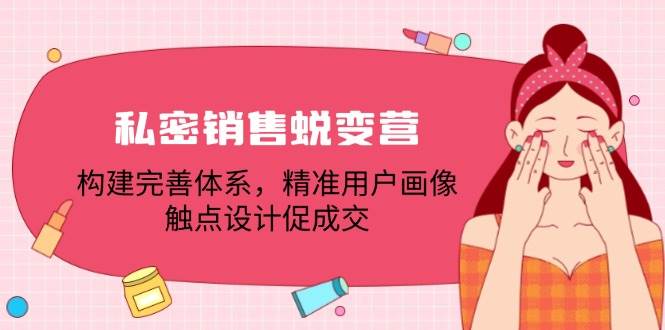 （12436期）私密销售蜕变营：构建完善体系，精准用户画像，触点设计促成交_天恒副业网