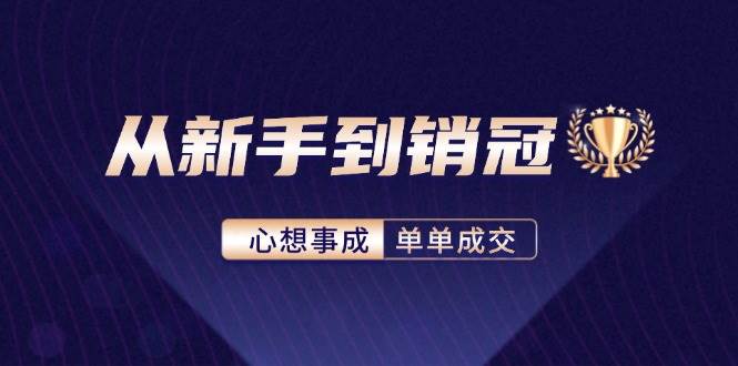 （12383期）从新手到销冠：精通客户心理学，揭秘销冠背后的成交秘籍_天恒副业网