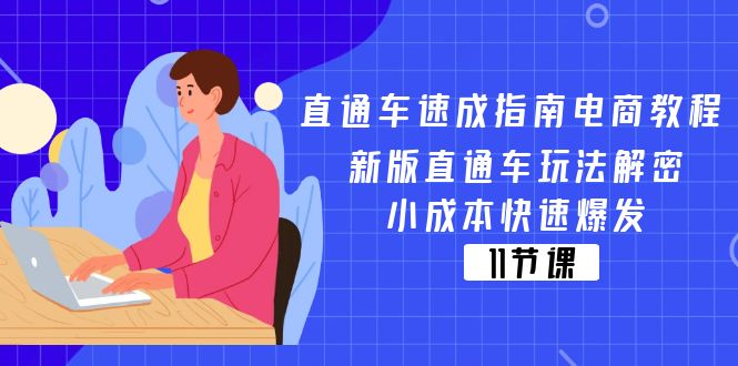 直通车速成指南电商教程：新版直通车玩法解密，小成本快速爆发（11节）_天恒副业网