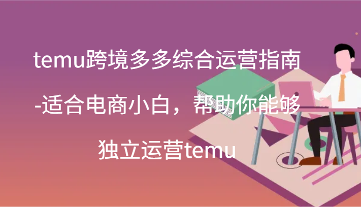 temu跨境多多综合运营指南-适合电商小白，帮助你能够独立运营temu(44节)_天恒副业网