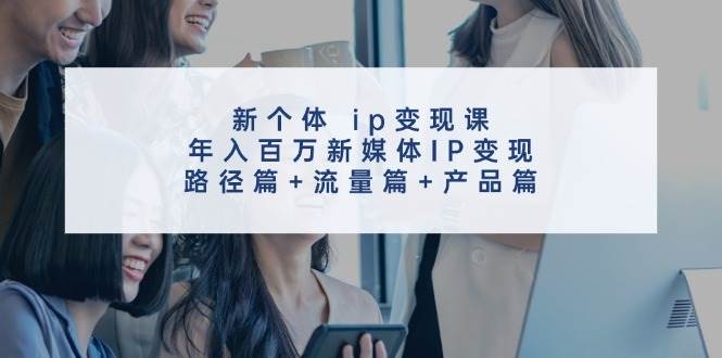 新个体ip变现课，年入百万新媒体IP变现，路径篇+流量篇+产品篇_天恒副业网