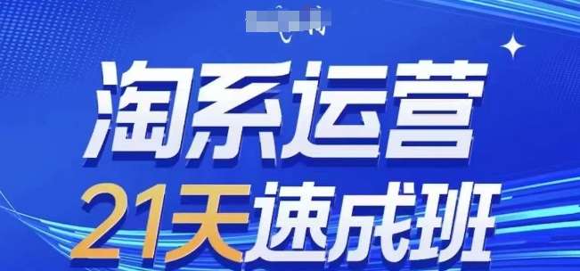 淘系运营21天速成班(更新24年8月)，0基础轻松搞定淘系运营，不做假把式_天恒副业网