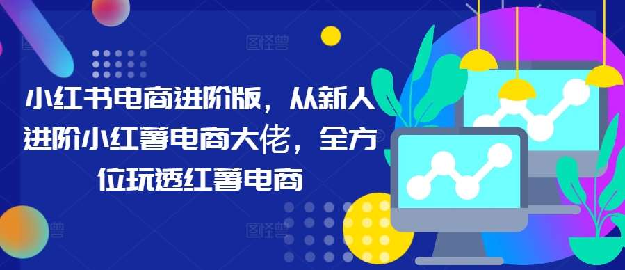 小红书电商进阶版，从新人进阶小红薯电商大佬，全方位玩透红薯电商_天恒副业网