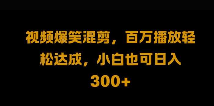 视频号零门槛，爆火视频搬运后二次剪辑，轻松达成日入1k【揭秘】_天恒副业网