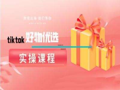 tiktok好物优选实操课程，好物分享操作技巧_天恒副业网