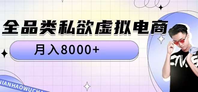 全品类私欲虚拟电商，月入8000+【揭秘】_天恒副业网