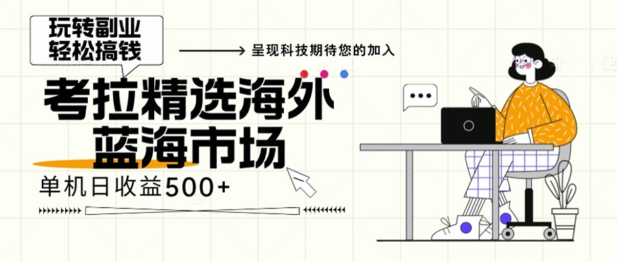 （13191期）海外全新空白市场，小白也可轻松上手，年底最后红利_天恒副业网