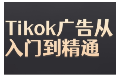 TiktokAds实操教程，Tiktok广告从入门到精通_天恒副业网