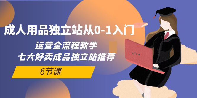 成人用品独立站从0-1入门，运营全流程教学，七大好卖成品独立站推荐-6节课_天恒副业网