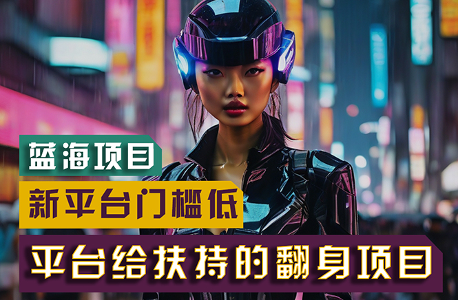 新平台无脑搬运，翻身项目 门槛低 小白也能轻松上手_天恒副业网