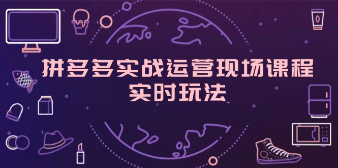 拼多多实战运营现场课程，实时玩法，爆款打造，选品、规则解析_天恒副业网