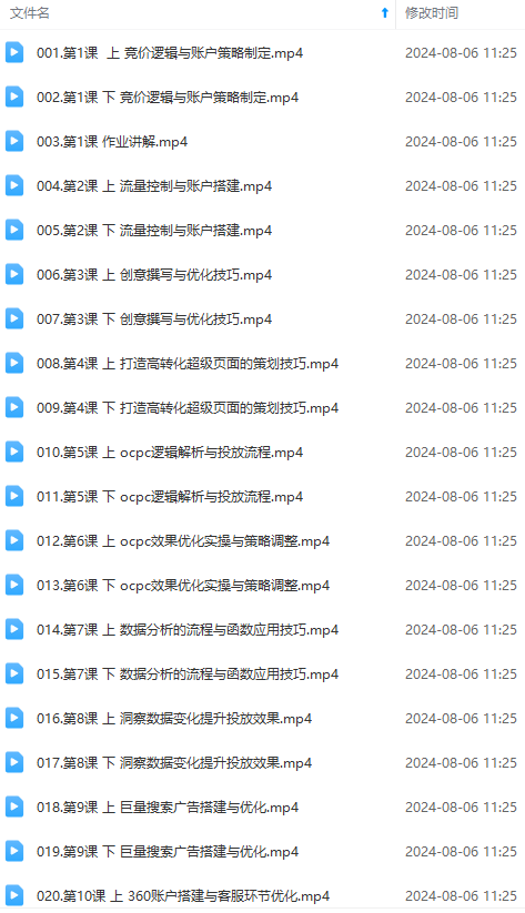 图片[2]_竞价教程：真实账户 实战教学 从新手到进阶·后台操作到数据优化_天恒副业网