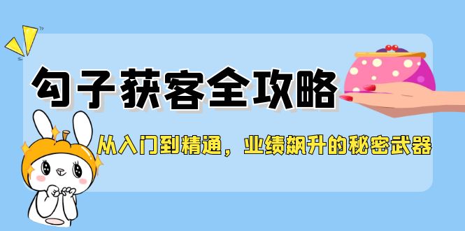 从入门到精通，勾子获客全攻略，业绩飙升的秘密武器_天恒副业网