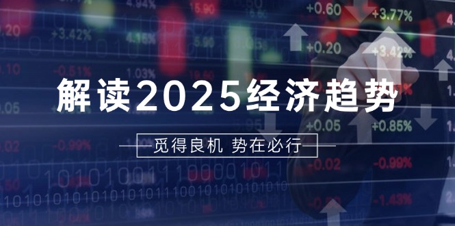 （13463期）解读2025经济趋势、美股、A港股等资产前景判断，助您抢先布局未来投资_天恒副业网