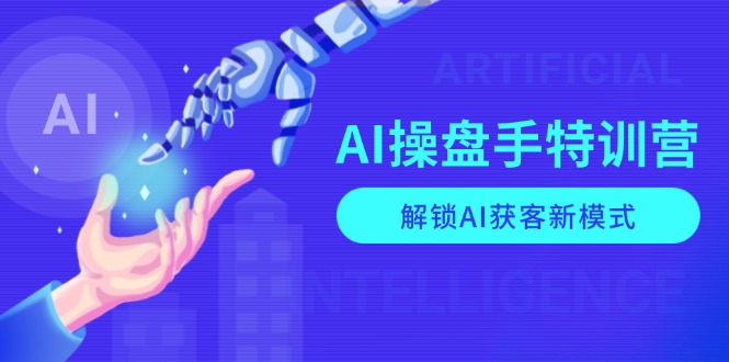 AI-操盘手特训营，解锁AI获客新模式，全面掌握AI商业应用与提示词技巧_天恒副业网