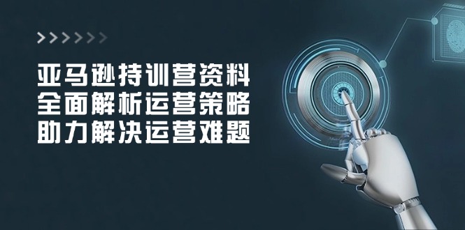 （14033期）亚马逊持训营资料，全面解析运营策略，助力解决运营难题_天恒副业网