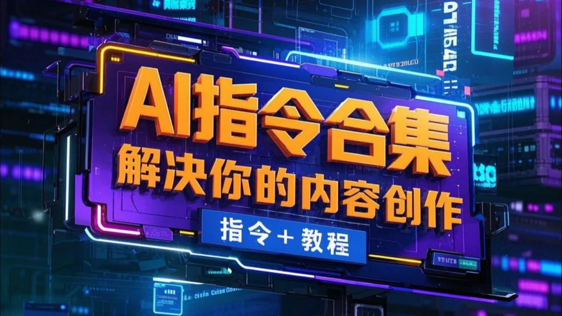 AI指令合集，文案，文字，视频内容，PPT等指令+教程_天恒副业网