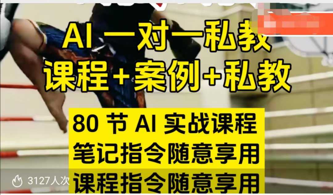 AI指令实战课,课程+案例,80节AI实战课程,笔记指令随意享用,课程指令随意享用_天恒副业网