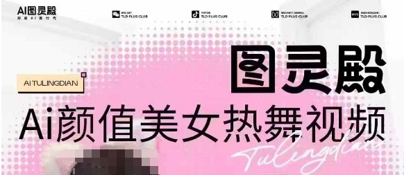 全网首发,原价988图灵殿AI颜值美女热舞视频,云端生图,轻松过原创_天恒副业网