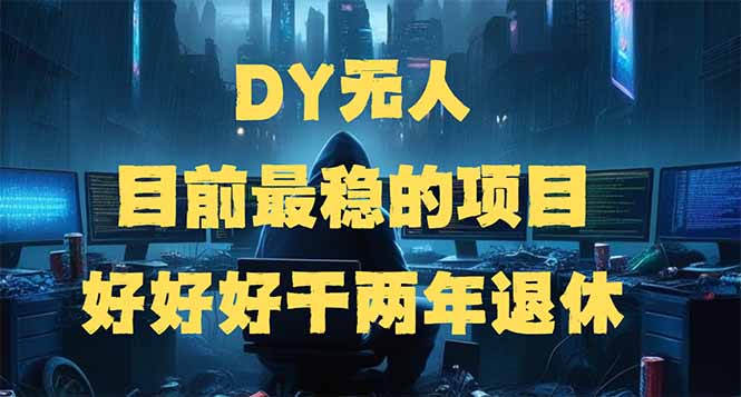 （14263期）DY无人，目前最稳的项目，矩阵放大边旅游边赚钱，好好好干两年退休_天恒副业网