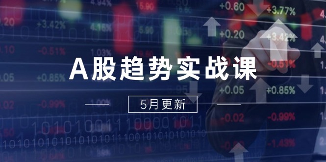 (14808期)A股趋势实战课:主力动向+政策红利,2025全年策略5月更新_天恒副业网