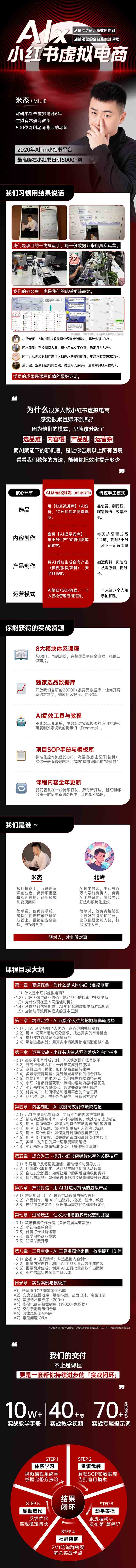 （15070期）单号月收3w+，小红书低成本搞钱课《AI×小红书虚拟电商》全套