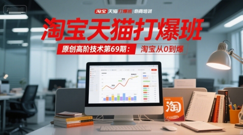 淘宝天猫打爆班原创高阶技术第69期：淘宝从0到爆_天恒副业网