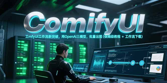 ComfyUI工作流新突破，用OpenAI三模型，批量出图(保姆级教程+工作流下载)_天恒副业网