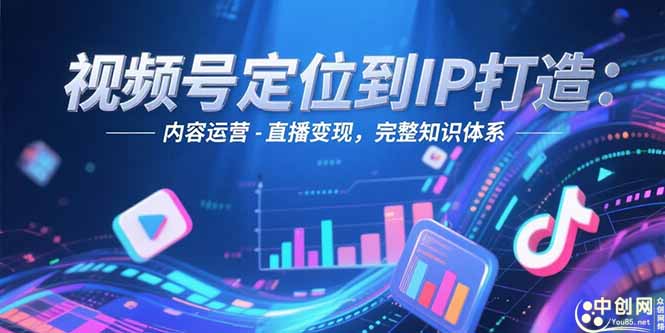 视频号定位到IP打造:账号搭建-内容运营-直播变现,完整知识体系_天恒副业网