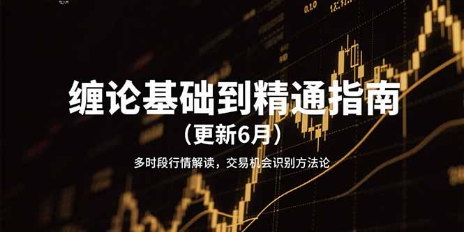 缠论基础到精通指南（更新6月）多时段行情解读，交易机会识别方法论_天恒副业网