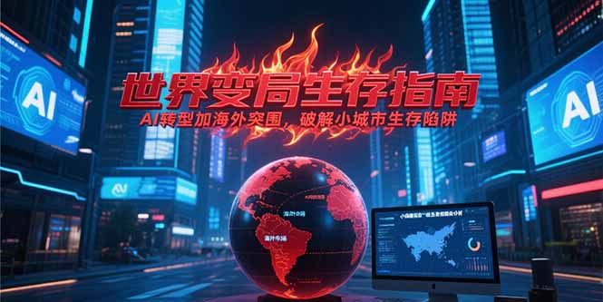 付费文章《世界变局生存指南,AI转型加海外突围,破解小城市生存陷阱》_天恒副业网