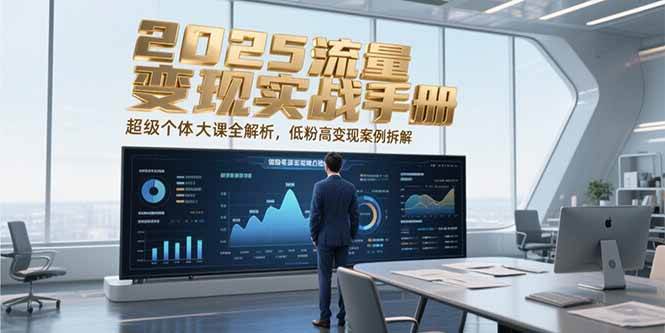 2025流量变现实战手册，超级个体大课全解析，低粉高变现案例拆解_天恒副业网