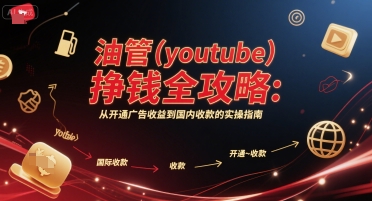 油管(youtube)挣钱全攻略:从开通广告收益到国内收款的实操指南_天恒副业网