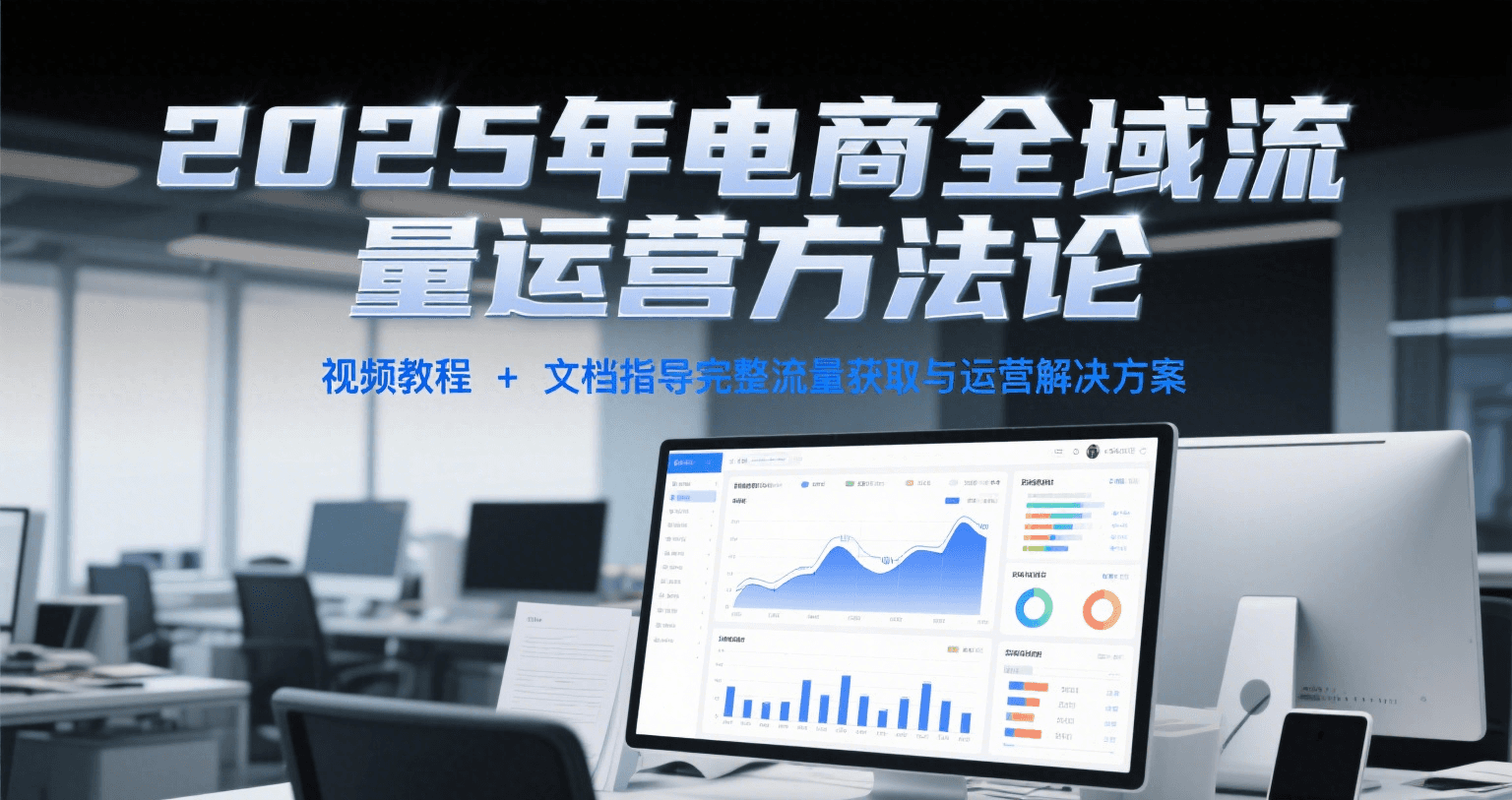 2025年电商全域流量运营方法论，视频教程+文档指导完整流量获取与运营解决方案_天恒副业网
