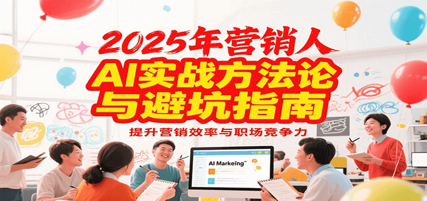 2025年营销实战方法论与避坑指南，利用AI提升营销效率与职场竞争力_天恒副业网