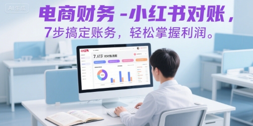 电商财务-小红书对账,7步搞定账务,轻松掌握利润_天恒副业网
