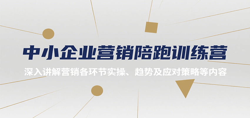 中小企业营销陪跑训练营，深入讲解营销各环节实操、趋势及应对策略等内容_天恒副业网