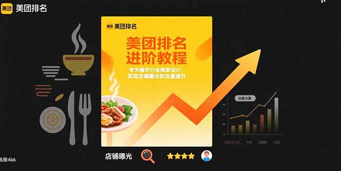 (15528期)美团排名进阶教程:专为餐饮行业商家设计,实现店铺曝光和流量提升_天恒副业网