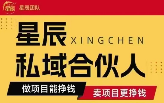 全网首发星辰私域项目合集,最新实操玩法,短期快速实现变现_天恒副业网