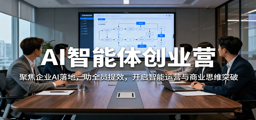 AI智能体创业营:聚焦企业AI落地,助全员提效,开启智能运营与商业思维突破_天恒副业网