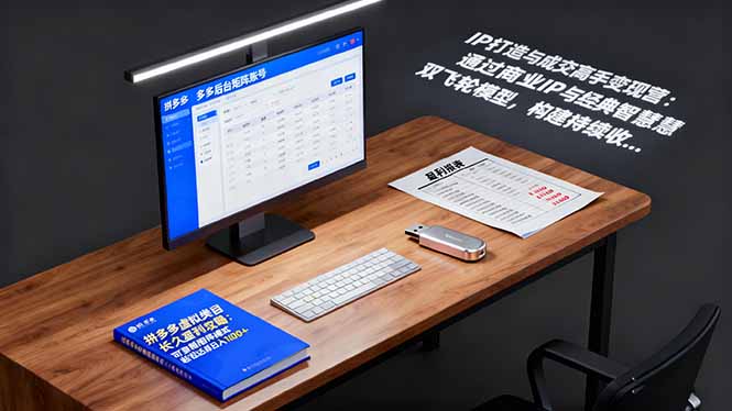 IP打造与成交高手变现营:通过商业IP+经典智慧双飞轮模型 构建持续收钱系统_天恒副业网