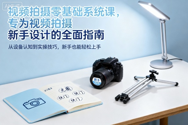 视频拍摄零基础系统课,专为视频拍摄新手设计的全面指南_天恒副业网