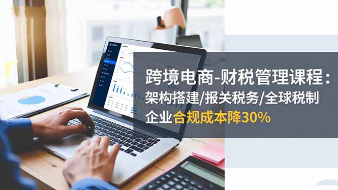 跨境电商-财税管理课程：架构搭建/报关税务/全球税制，企业合规成本降30%_天恒副业网