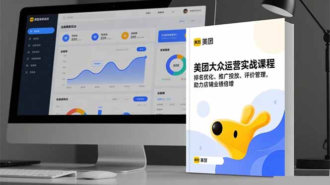 美团大众运营实战课程，排名优化、推广投放、评价管理，助力店铺业绩倍增_天恒副业网
